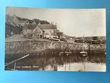 Postcard rppc harbour for sale  PEEBLES