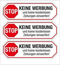 Aufkleber briefkasten werbung gebraucht kaufen  Brühl