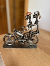 Dekofigur motorrad fahrer gebraucht kaufen  Helsa