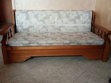 Divano letto legno usato  Torino