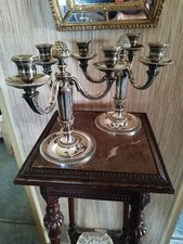 Paire candélabres bronze d'occasion  Plaintel