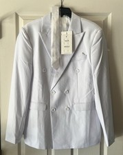 Men white blazer d'occasion  Expédié en Belgium