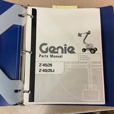 Genie parts manual for sale  Sugar Grove