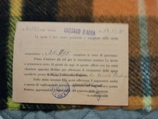 Foglietto prefetura cassano usato  Martinsicuro