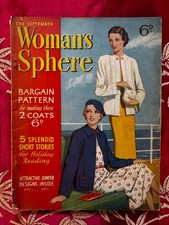 Woman sphere september for sale  COVENTRY