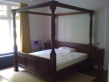 Mahogany poster bed for sale  NOTTINGHAM
