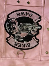 Usado, Jaqueta de motociclista rosa para cachorro Biker Dawg. Tamanhos G comprar usado  Enviando para Brazil