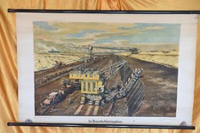 Schulwandkarte ddr braunkohle gebraucht kaufen  Berlin