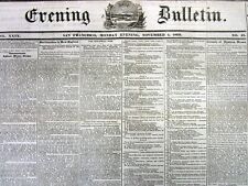 1869 newspapers san for sale  Oxford