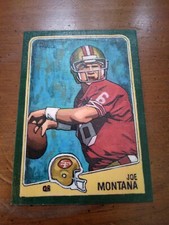 Impressão de cartão de arte de futebol americano de Joe Montana, 1988, edição impressa de 500 comprar usado  Enviando para Brazil