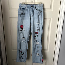 Ninth Hall SIRE Jeans Graffiti Gráficos Distressed Zumiez ﻿Rogue Dad Fit 1 comprar usado  Enviando para Brazil