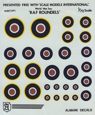 Almark decals wwii for sale  SUDBURY