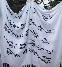 Large shawl white for sale  YORK