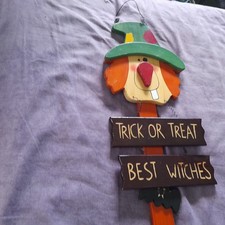 Wooden halloween stake for sale  AYLESBURY
