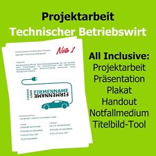 Tbw projektarbeit präsentatio gebraucht kaufen  München
