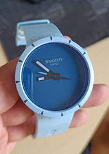 Orologio swatch azzurro usato  Treviglio