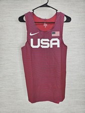 XS S M L Nike USA International Team Pro Elite Track Singlet Masculino AO8669-602, usado comprar usado  Enviando para Brazil