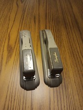 PAR de Grampeador de Metal Vintage Swingline 747 Meio Século Feito Nos EUA Cinza Cinza comprar usado  Enviando para Brazil