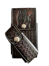Coldre de faca estilo ocidental para telefone Funda celular vaquero con funda navaja comprar usado  Enviando para Brazil