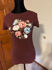 Camiseta Aeropostale Junior Girls Muroon manga curta tamanho P comprar usado  Enviando para Brazil