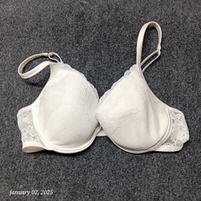 Usado, Sutiã feminino Victoria Secret 34D renda branca camiseta com fio comprar usado  Enviando para Brazil