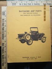 Bayshore jeep parts for sale  Dover Foxcroft