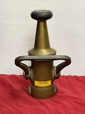 Bocal de mangueira de incêndio vintage Elkhart latão maciço (94261) comprar usado  Enviando para Brazil