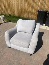 Grey sofa armchair for sale  UK