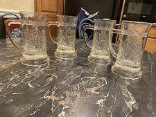 Set embossed glass for sale  Warwick