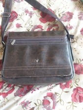 Mens leather satchel for sale  ARUNDEL