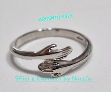 Anello abbraccio argento usato  Settingiano