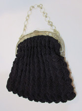 Antique black crochet for sale  Hensel