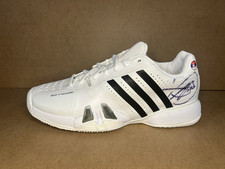 Meio par Adidas Barricade VII Novak Djokovic ASSINADO M11.5 2014 Wimbledon comprar usado  Enviando para Brazil