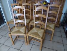 Lot chaises chêne d'occasion  Ceyrat
