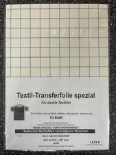 Inkjet textil transferfolie gebraucht kaufen  Bocholt