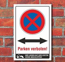 Schild parken verboten gebraucht kaufen  Bad Driburg