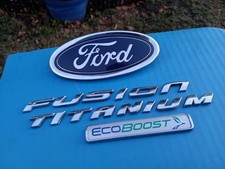 Usado, FORD FUSION 2013-2019 LETTERING TITÂNIO ECOBOOST CONJUNTO DE LOGOTIPOS EMBLEMA TRASEIRO FABRICANTE DE EQUIPAMENTO ORIGINAL  comprar usado  Enviando para Brazil
