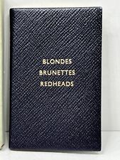Livro preto vintage de couro loiras morenas cabeças de leitura por SMYTHSON comprar usado  Enviando para Brazil