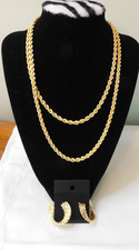 Rope chain necklace for sale  Meriden