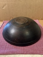 Tigela de madeira de pinho prim do início do século XIX DK marrom pátina country, ótimo tamanho GG comprar usado  Enviando para Brazil