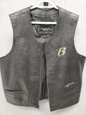 Colete vintage Ruff Ryders couro DMX Motorycle L bom colete! comprar usado  Enviando para Brazil