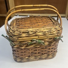 Vintage wicker woven for sale  BIRKENHEAD