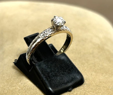 Delicate 14k white for sale  Hampton