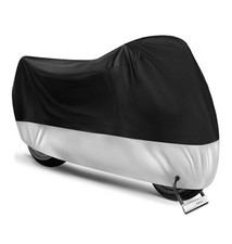 Capa de motocicleta à prova d'água proteção universal serve para muitos com furos de trava e bolsa comprar usado  Enviando para Brazil