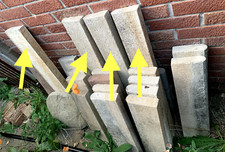 Concrete edging stones for sale  CHIPPENHAM