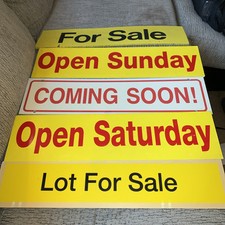 6 real estate sign riders for sale 6 real estate sign riders for sale Orange