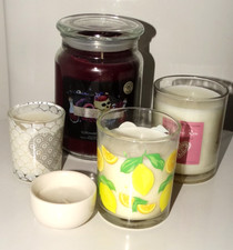 Bundle candles glass for sale  STAFFORD