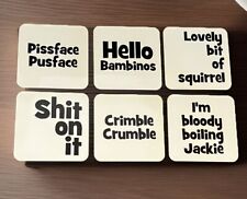 Set novelty coasters for sale  BALDOCK