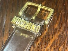 Moschino leather belt for sale  HAMPTON