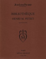 Bibliotheque petiet catalogue d'occasion  Gurgy